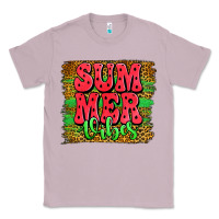 Lilac summer vibes watermelon leopard background Classic Tee - Jasminsmagicworld