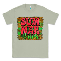 Matcha summer vibes watermelon leopard background Classic Tee - Jasminsmagicworld
