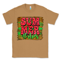 Toasted Coconut summer vibes watermelon leopard background Classic Tee - Jasminsmagicworld
