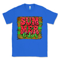 True Royal summer vibes watermelon leopard background Classic Tee - Jasminsmagicworld