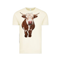 Vintage Arctic hereford cow Vintage Tee - RanaPortraitStore