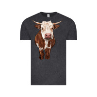 Vintage Black hereford cow Vintage Tee - RanaPortraitStore