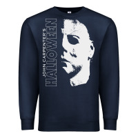 Navy halloween michael myers Premium Sweatshirt - artisFamous