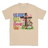 Mushroom Oh how he loves us Easter Day Classic Tee - CowGirlArtShop
