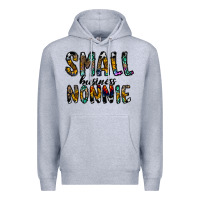 Heather Grey small business nannie Premium Hoodie - CowhideDigitalArt