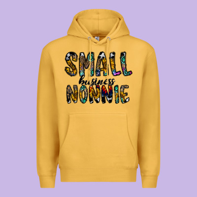 Small Business Nannie Premium Hoodie Designed By Cowhidedigitalart