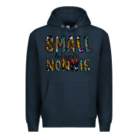 Navy small business nannie Premium Hoodie - CowhideDigitalArt