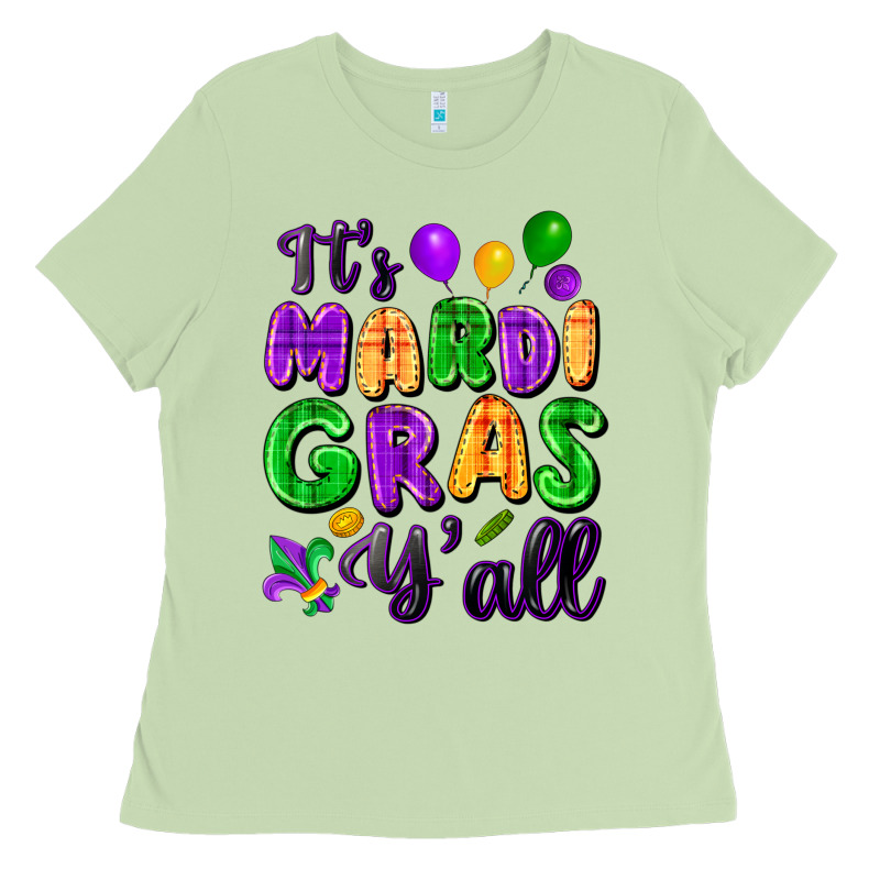 It's Mardi Gras Y'all Ladies Tee by FaDigitalArtStudio | Teevron