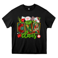 Black cna  certified nursing assistant claus Heavy Core Tee - CowGirlArtShop