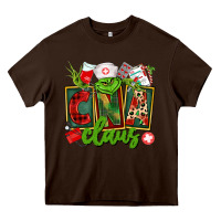 Chocolate Brown cna  certified nursing assistant claus Heavy Core Tee - CowGirlArtShop