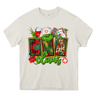 Cream cna  certified nursing assistant claus Heavy Core Tee - CowGirlArtShop