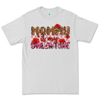 Dove Grey mommy is my valentine olıvıa Premium Tee - OliviaCreatesArt
