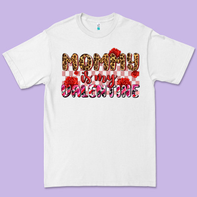 Mommy Is My Valentine Olıvıa Premium Tee Designed By Oliviacreatesart