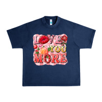 Navy love you more Urban Heavy Tee - FaDigitalArtStudio