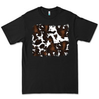 Black cowhide Premium Tee - RanaPortraitStore