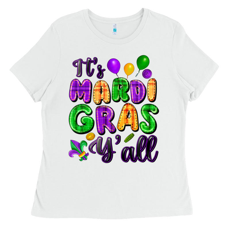 It's Mardi Gras Y'all Ladies Tee by FaDigitalArtStudio | Teevron