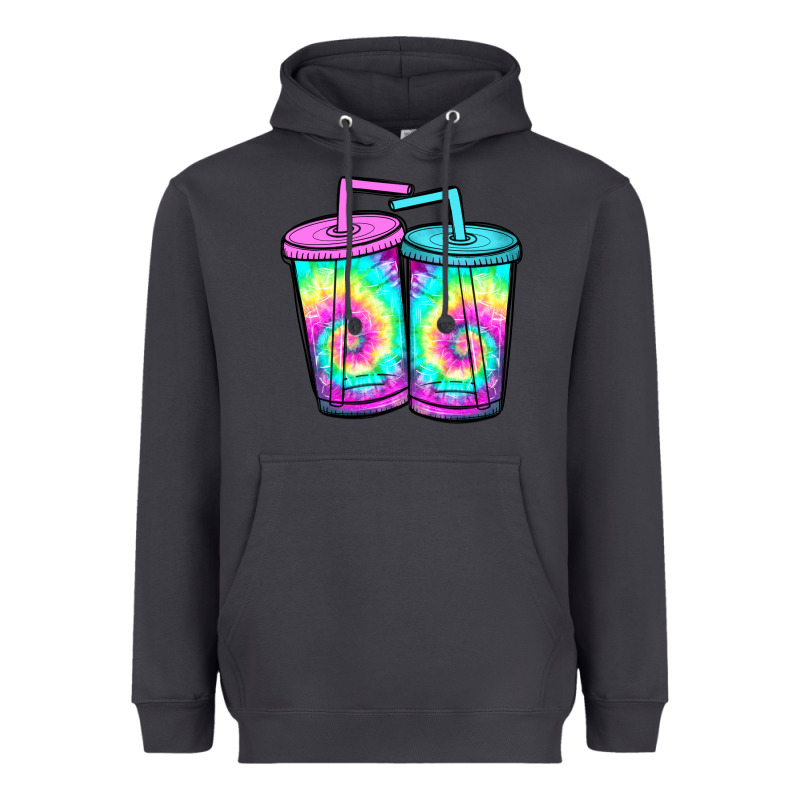 Tie Dye Loaded Tea Heavyweight Hoodie by JahusDesignShop | Teevron