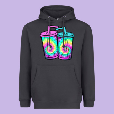 Tie Dye Loaded Tea Heavyweight Hoodie Designed By Jahusdesignshop