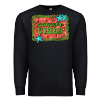 Black summer vibes watermelon Premium Sweatshirt - JahusDesignShop