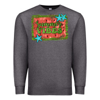 Charcoal Heather summer vibes watermelon Premium Sweatshirt - JahusDesignShop