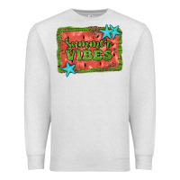 Oatmeal Heather summer vibes watermelon Premium Sweatshirt - JahusDesignShop