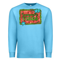 Ocean Blue summer vibes watermelon Premium Sweatshirt - JahusDesignShop