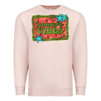Pale Pink summer vibes watermelon Premium Sweatshirt - JahusDesignShop
