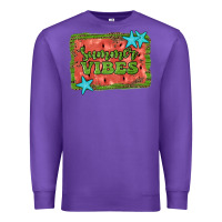 Purple summer vibes watermelon Premium Sweatshirt - JahusDesignShop