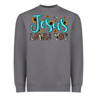 Storm jesus loves you Heavyweight Sweatshirt - JahusDesignShop