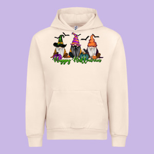 Happy Halloween Gnome Pumpkin Urban Hoodie Designed By Ranaportraitstore