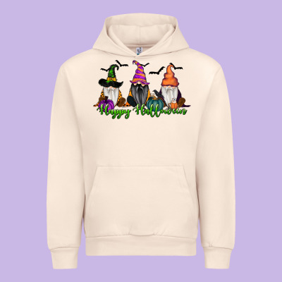 Happy Halloween Gnome Pumpkin Urban Hoodie Designed By Ranaportraitstore