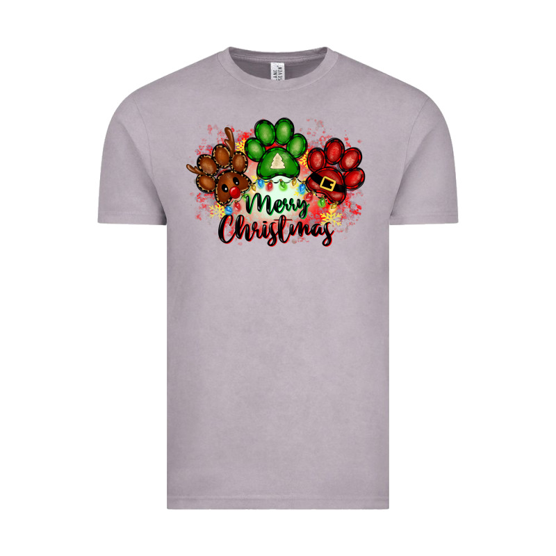 Merry Christmas Paws Vintage Tee by FaDigitalArtStudio | Teevron