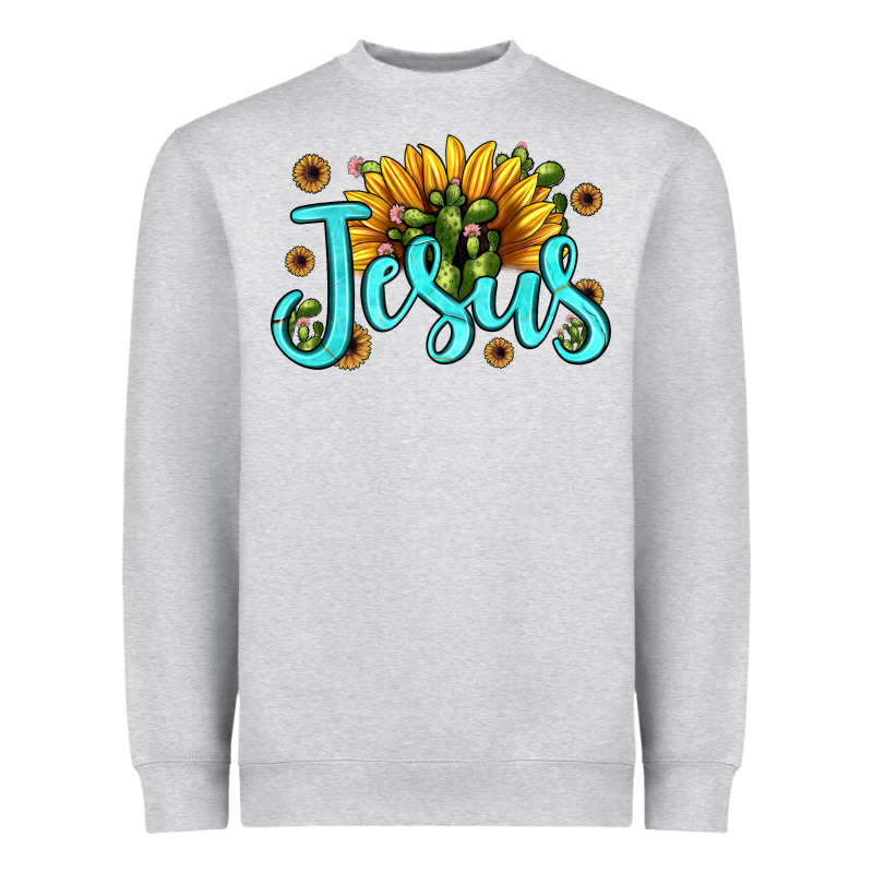 Jesus Sunflower Heavyweight Sweatshirt by JahusDesignShop | Teevron