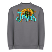 Storm jesus sunflower Heavyweight Sweatshirt - JahusDesignShop