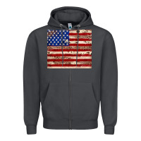 Smoke American flag leopard cowhide Zipper Hoodie - JahusDesignShop