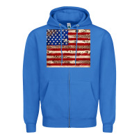 True Royal American flag leopard cowhide Zipper Hoodie - JahusDesignShop