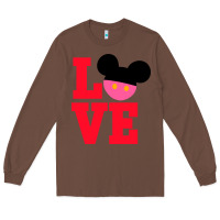 Chestnut Minnie Mouse Long Sleeve Tee - CowhideDigitalArt