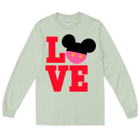 Matcha Minnie Mouse Long Sleeve Tee - CowhideDigitalArt