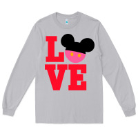Moon Dust Minnie Mouse Long Sleeve Tee - CowhideDigitalArt
