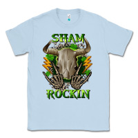 Dusty Blue Sham rockin St. Patrick's Day Classic Tee - CowGirlArtShop