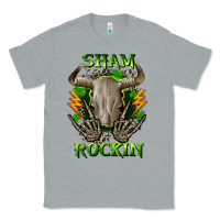 Heather Grey Sham rockin St. Patrick's Day Classic Tee - CowGirlArtShop