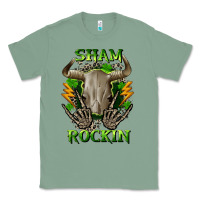 Sage Sham rockin St. Patrick's Day Classic Tee - CowGirlArtShop