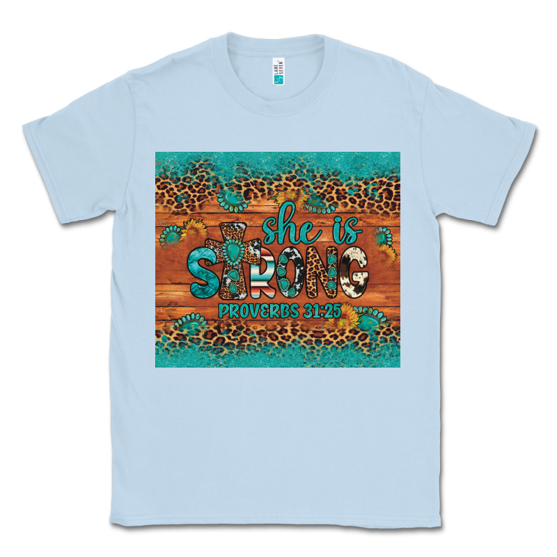 She Is Strong Gemstone Sunflower Leopard Classic Tee by Artiststas | Teevron