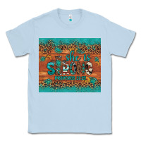 Dusty Blue she is strong gemstone sunflower leopard Classic Tee - Artiststas