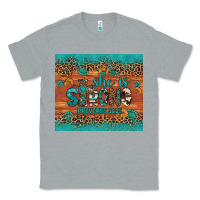 Heather Grey she is strong gemstone sunflower leopard Classic Tee - Artiststas