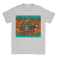 Moon Dust she is strong gemstone sunflower leopard Classic Tee - Artiststas