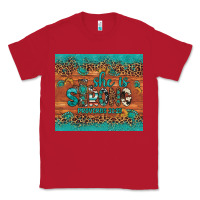 Red she is strong gemstone sunflower leopard Classic Tee - Artiststas