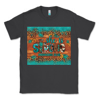 Smoke she is strong gemstone sunflower leopard Classic Tee - Artiststas