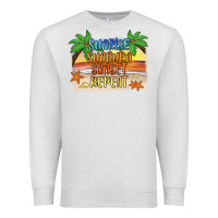 Oatmeal Heather sunrise sunburn sunset repeat2 Premium Sweatshirt - JahusDesignShop