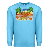 Ocean Blue sunrise sunburn sunset repeat2 Premium Sweatshirt - JahusDesignShop
